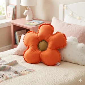 ALMOHADON MARGARITA NARANJA