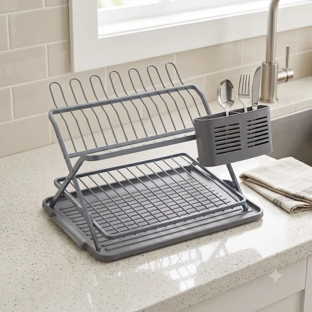 ESCURRIDOR DE PLATOS CON PORTA UTENSILIOS - Imagen 5