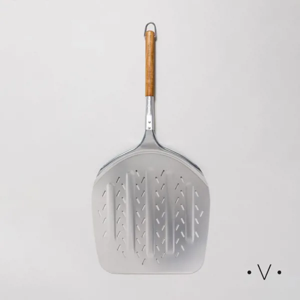 PALA PARA PIZZA CON MANGO DE MADERA ACACIA - Imagen 2