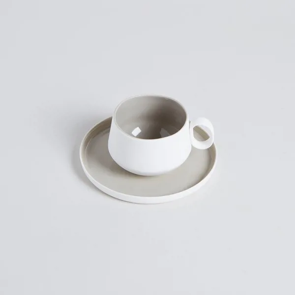 TAZA Y PLATO RAVELLO 200 ML - Imagen 3