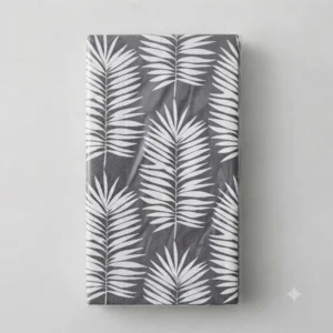 SERVILLETA RECTANGULAR DE PAPEL PLANTAS