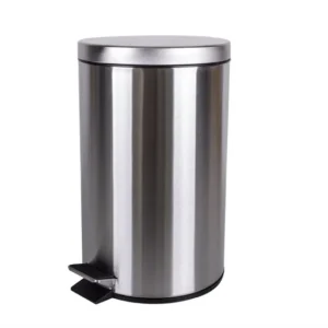 CESTO DE BASURA CON PEDAL DE ACERO