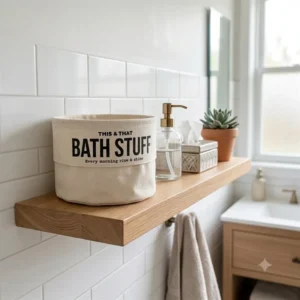 CONTENEDOR REDONDO NATURAL BATH STUFF