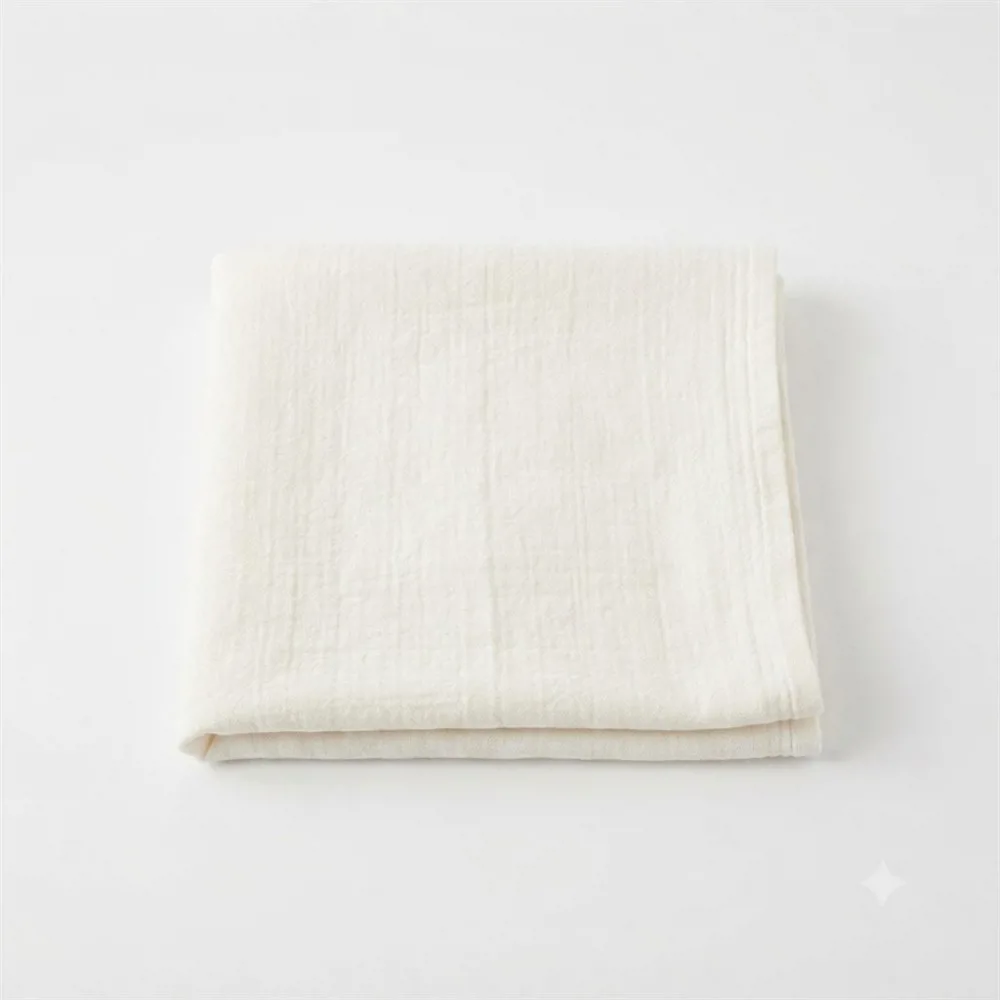 MANTEL RECTANGULAR LISO GASA BLANCO - Imagen 2