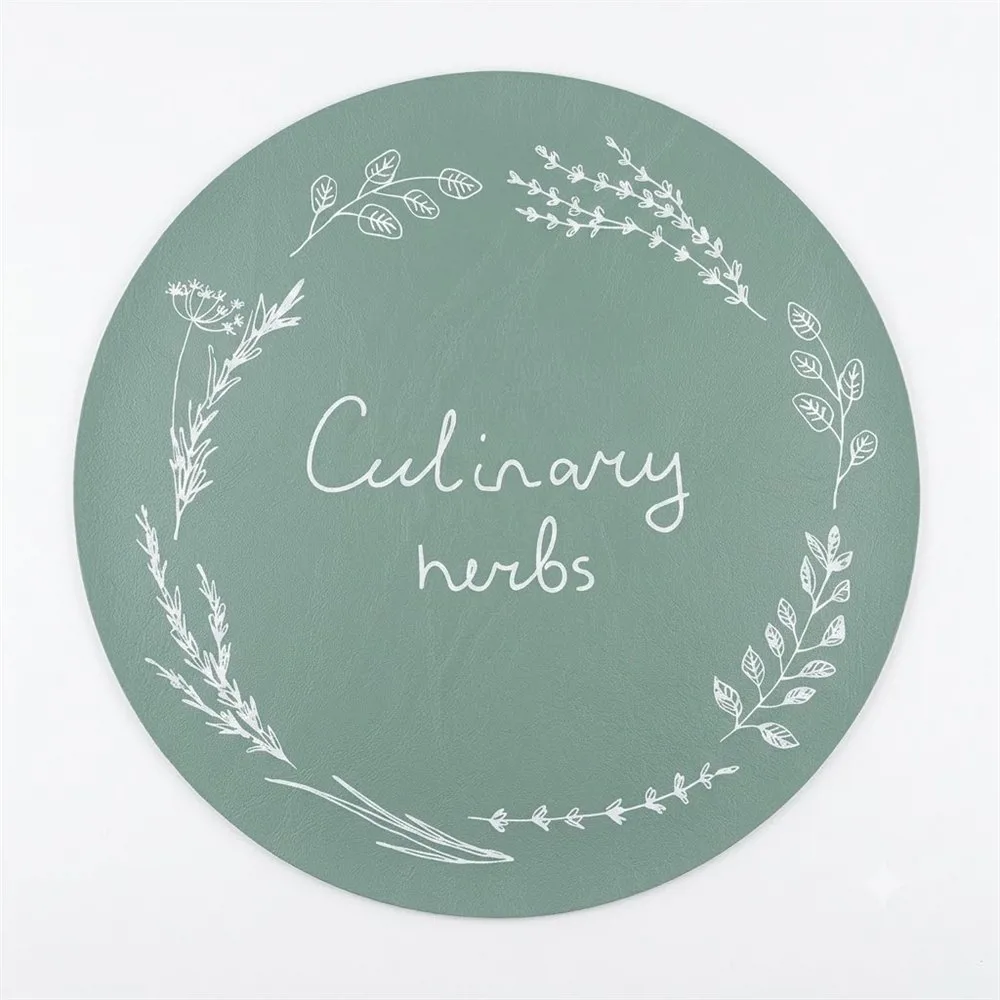 INDIVIDUAL REDONDO CULINARY VERDE - Imagen 2
