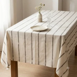 MANTEL TUSOR RAYAS ROTAS GRIS