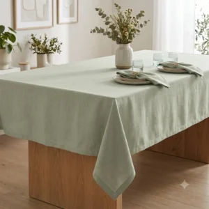 MANTEL LISO TUSOR RECTANGULAR GRIS