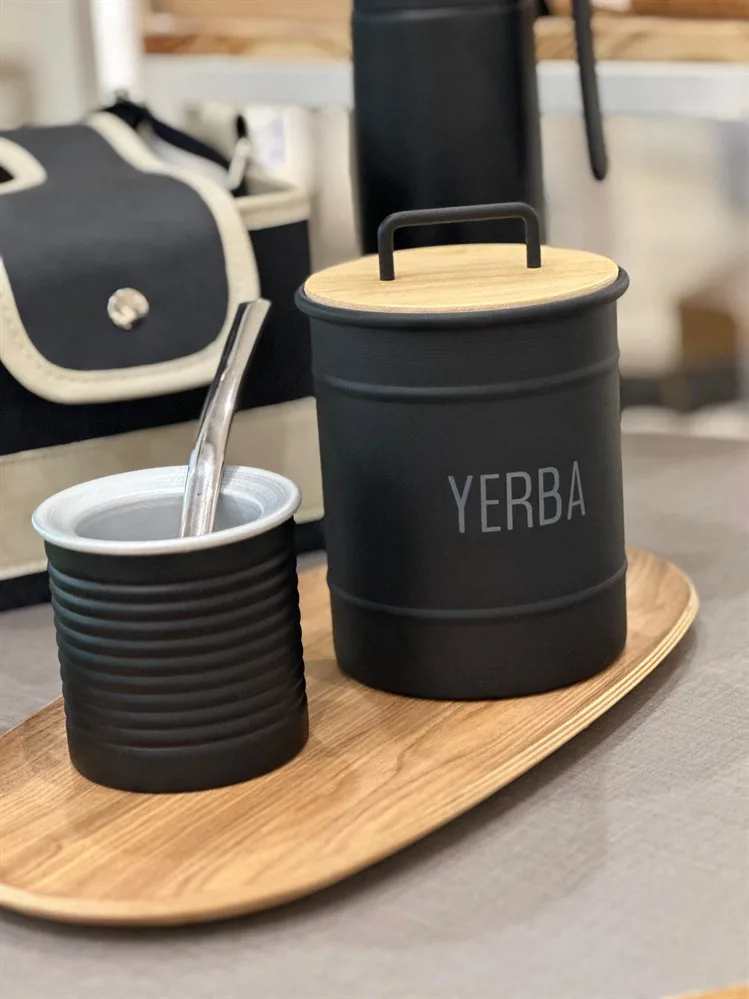 TARRO ECO YERBA ALUMINIO Y BAMBOO - Imagen 2