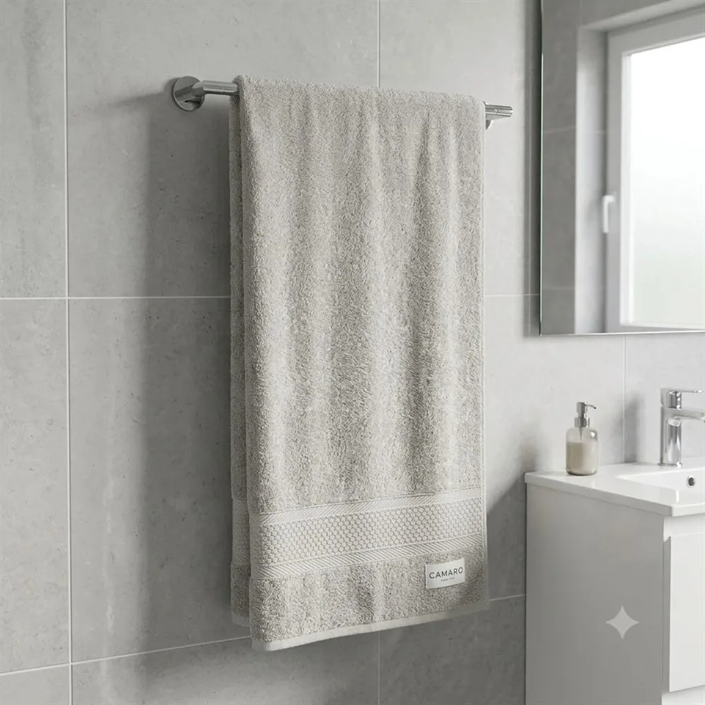 TOALLON BAÑO CALIFORNIA GRIS CLARO