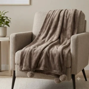 MANTA POMPON FLANEL XL VISON