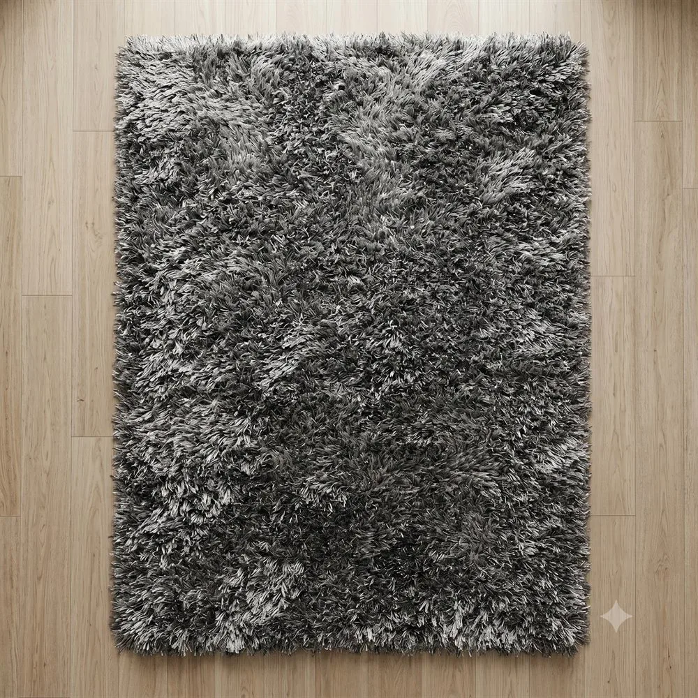 ALFOMBRA KALY GRIS OSCURO - Imagen 2