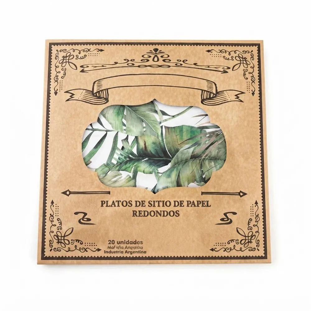PLATO DE SITIO PAPEL RED. JUNGLA