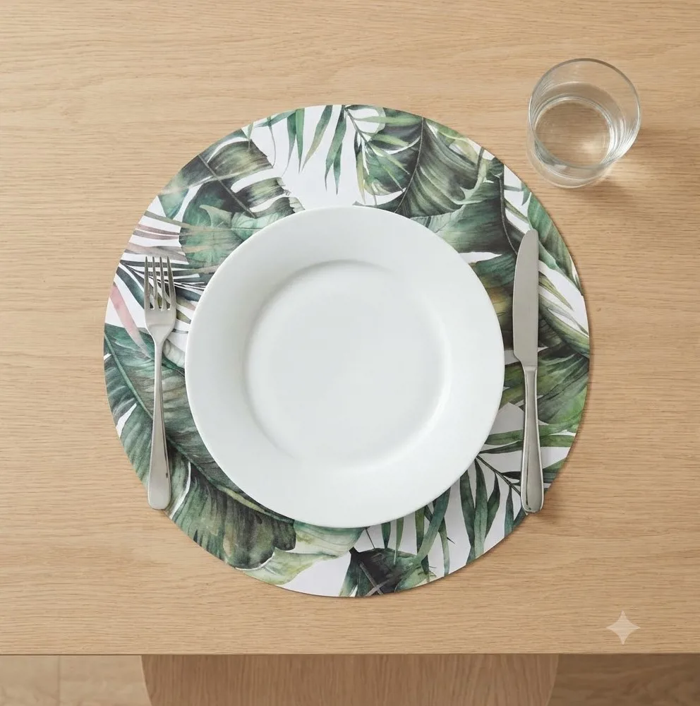 PLATO DE SITIO PAPEL RED. JUNGLA - Imagen 2