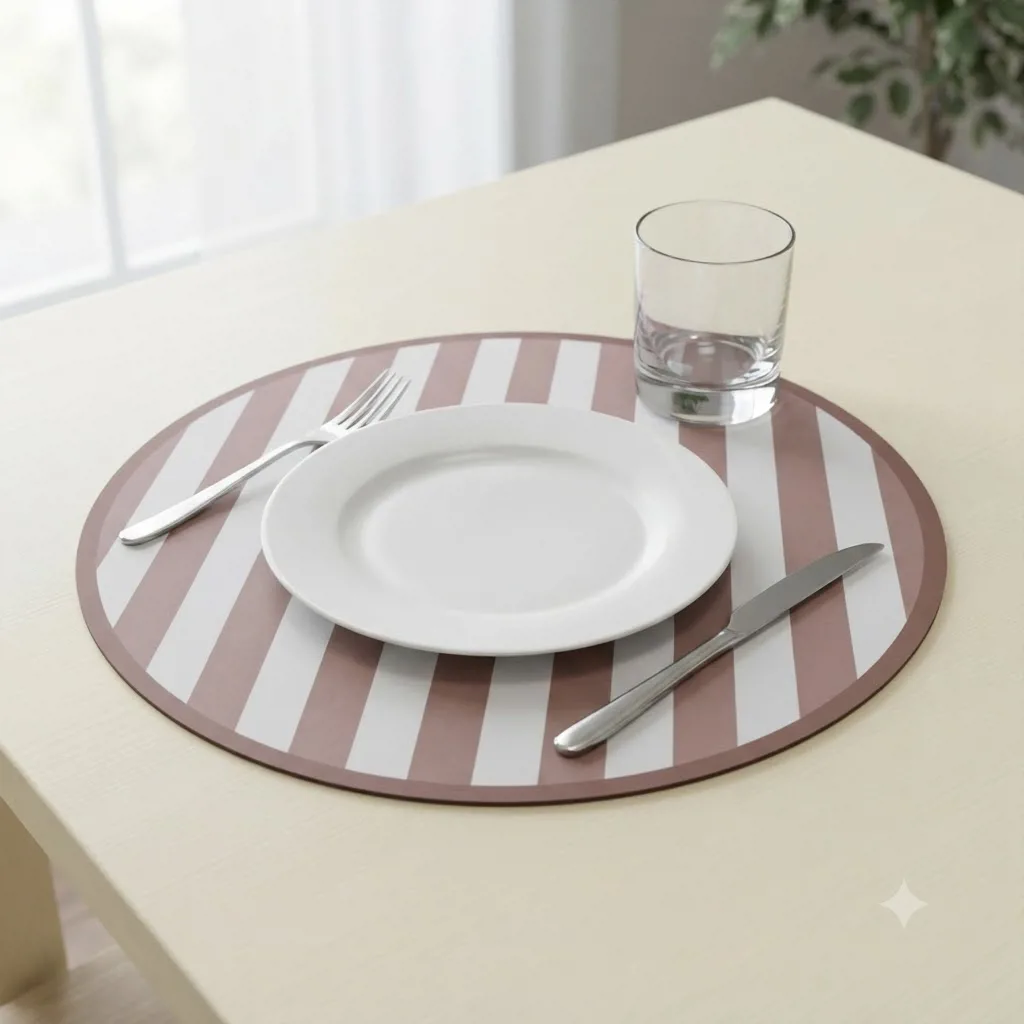 PLATO DE SITIO RED. PAPEL RAYA VISON