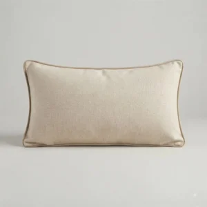 FUNDA TUSOR NATURAL C/VIVO LISO ARENA