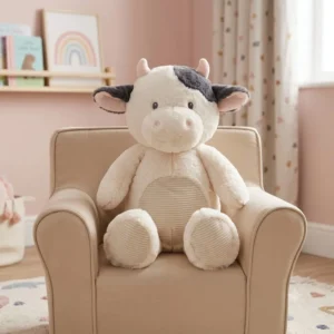 PELUCHE VAQUITA CON SONAJERO INTERIOR