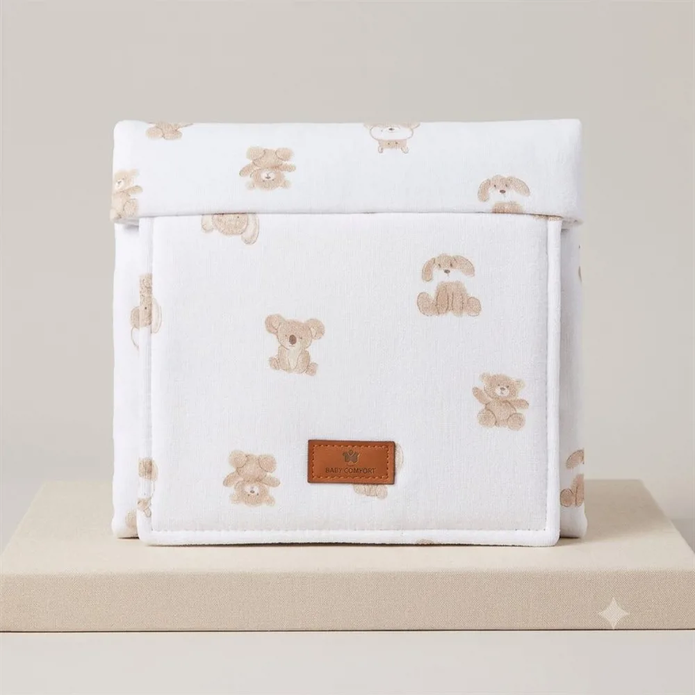 CAMBIADOR OSO-PERRO-COALA BEIGE FONDO BLANCO