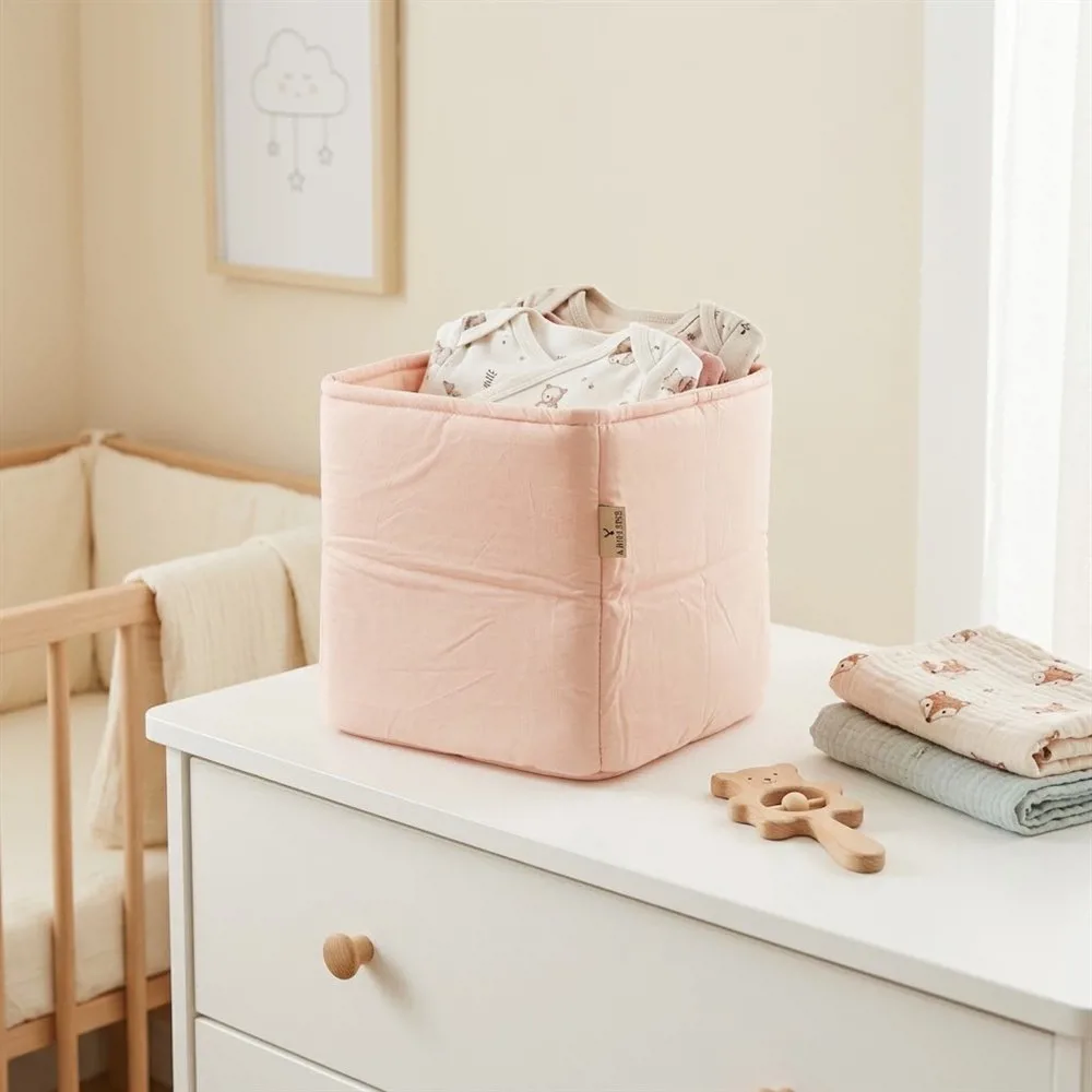 CUBO CONTENEDOR TUSOR ROSA