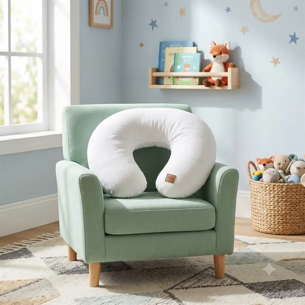 ALMOHADOR PARA AMAMANTAR LUNA NATURAL - Imagen 2