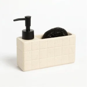 SET DISHES / HANDS CON ESPONJA CUADRO BEIGE