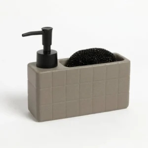 SET DISHES/ HANDS CON ESPONJA CUADRO GRIS