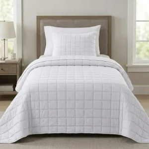 CUBRECAMA SIENNA TWIN BLANCO + 1 FUNDA