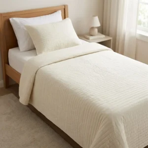 CUBRECAMA TIVOLI TWIN MANTECA + 1 FUNDA