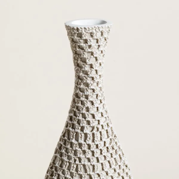 FLORERO CROCH BLANCO - Imagen 3