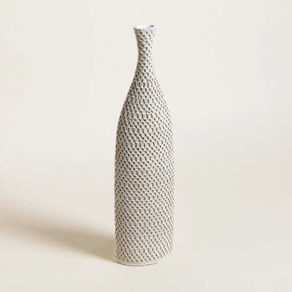 FLORERO CROCH BLANCO - Imagen 2