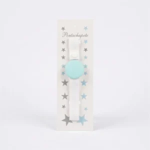 PORTA CHUPETE BOTON LISO ACQUA