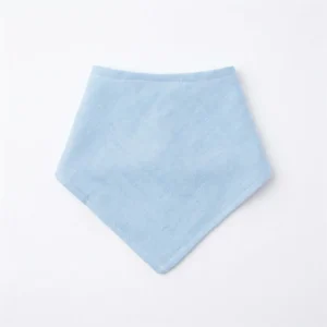 BABERO BANDANA CELESTE TUSOR DOBLE TELA
