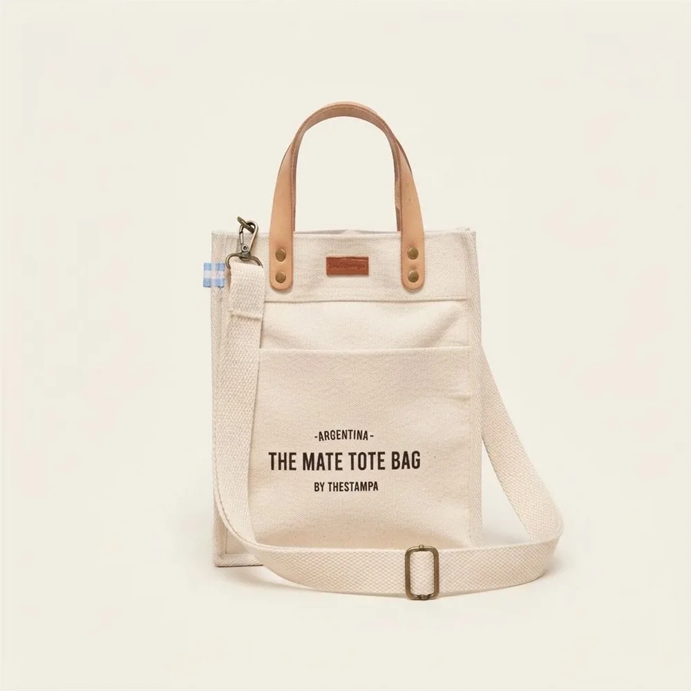 MATERA THE MATE TOTE BAG LONA NATURAL - Imagen 3