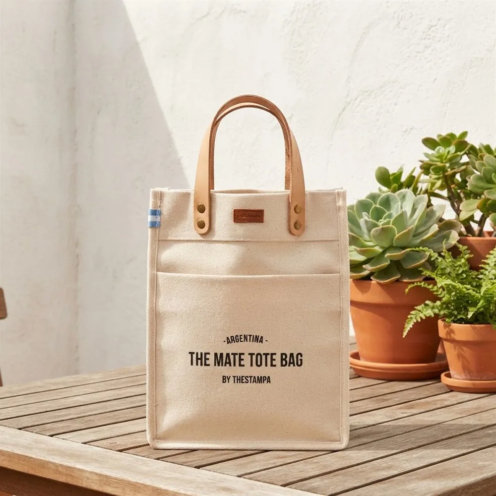 MATERA THE MATE TOTE BAG LONA NATURAL - Imagen 2